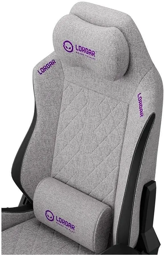 Ігрове крісло Lorgar CHA41 Premium Anti-Stain Fabric Grey (LRG-CHA41-GY) - фото 11