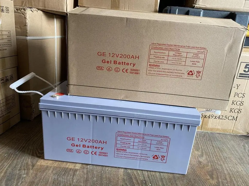 Гелевый аккумулятор Gel Battery (200 Ah 12V) для источников бесперебойного питания. - фото 6