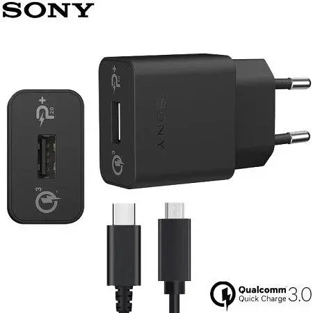 Быстрое зарядное устройство для Sony UCH12 + кабель Sony Z5 Z3+ Z3 compact - фото 6