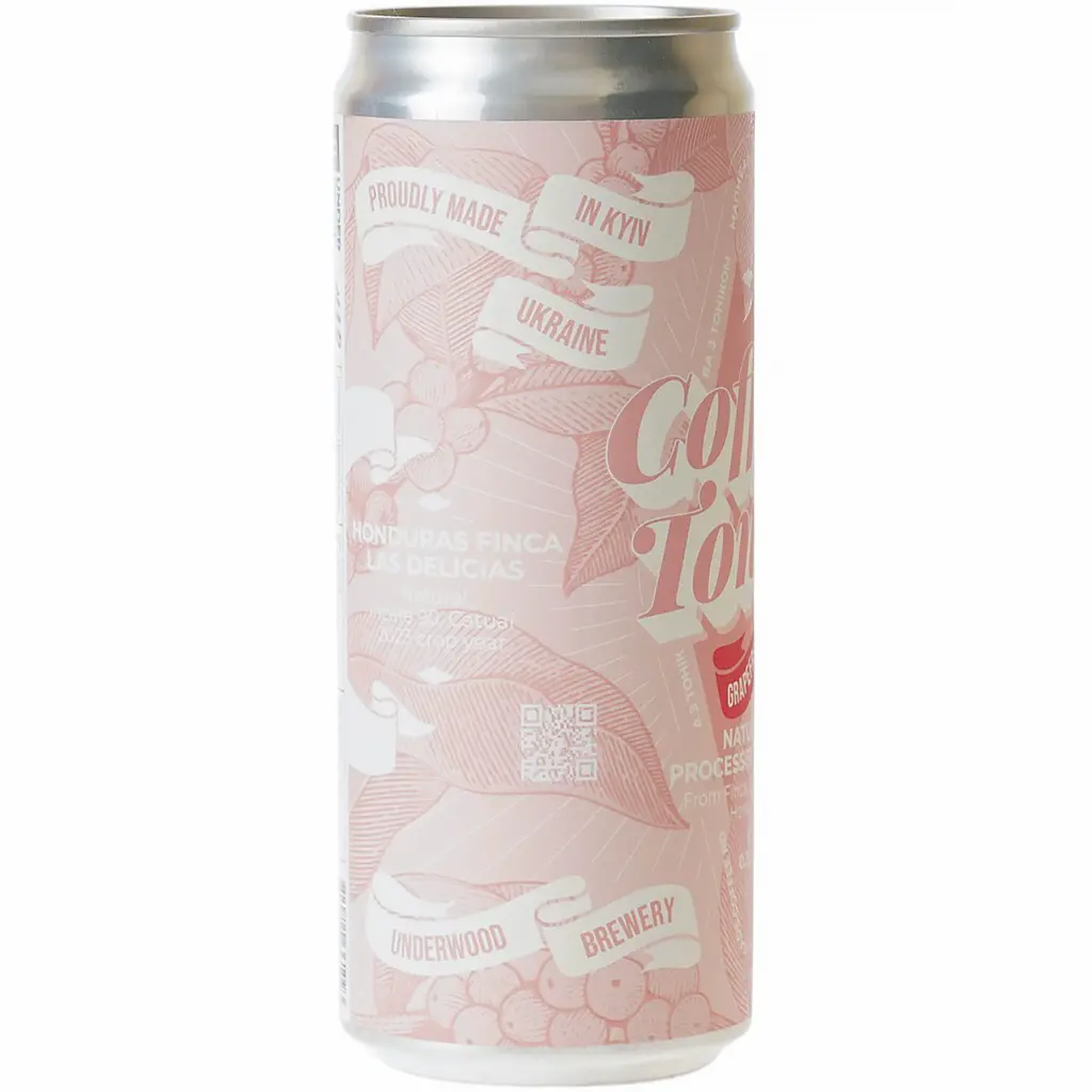 Напій безалкогольний Madheads Underwood Coffee Tonic Grapefruit середньогазований 0.33 л з/б - фото 3