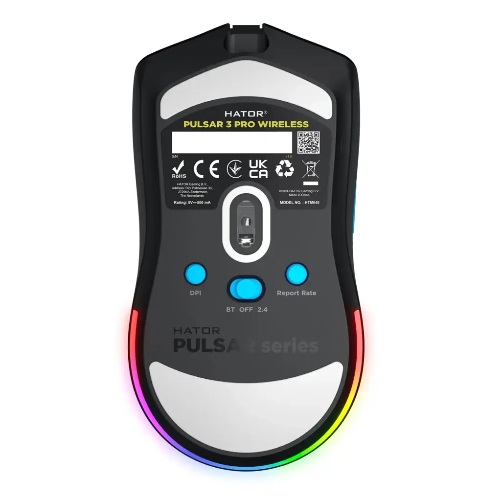 Мишка Hator Pulsar 3 Pro Wireless Black (HTM640) - фото 6