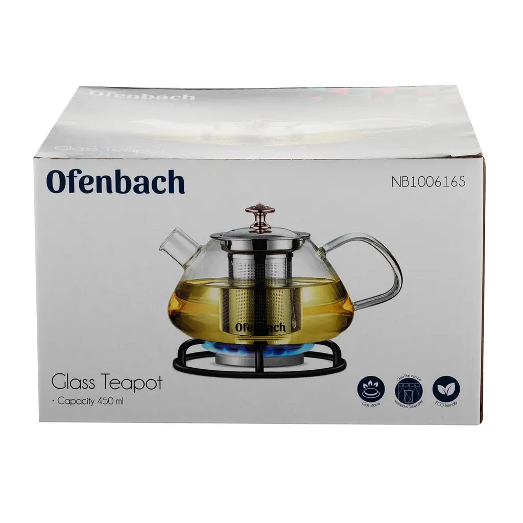 Чайник для заварювання Ofenbach NB 100616S 450 мл - фото 10
