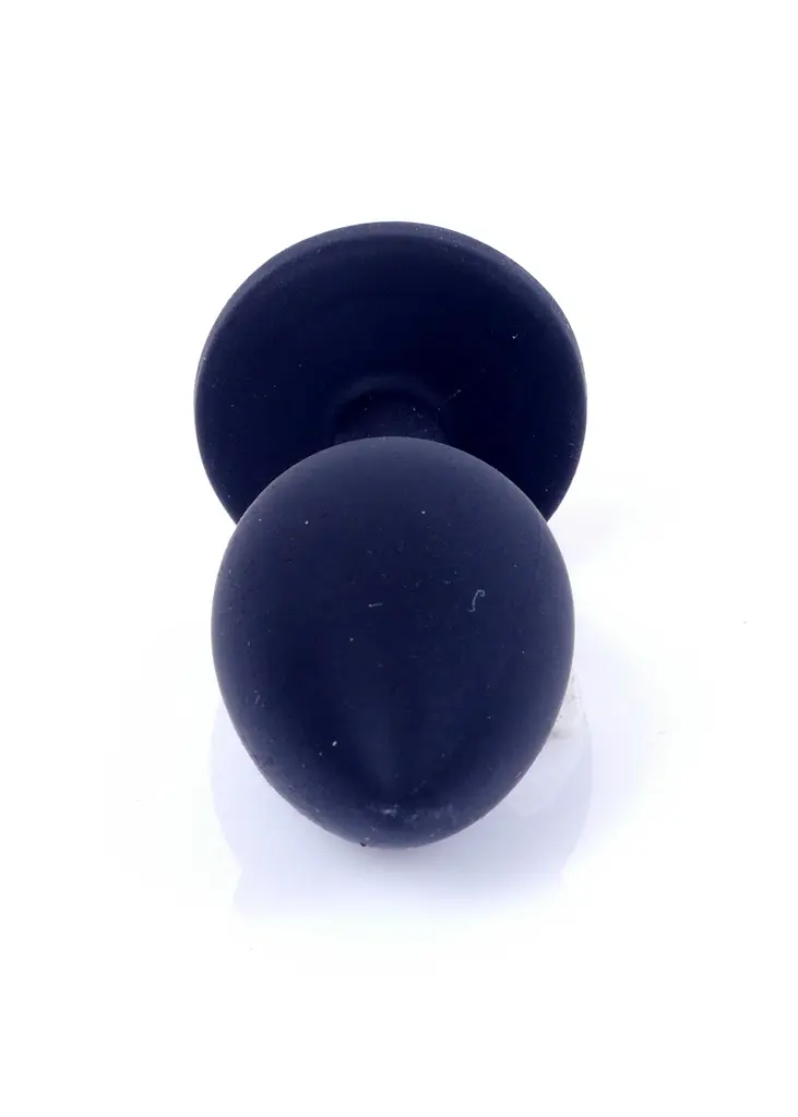Анальна пробка Jewellery Silicone чорна - фото 6