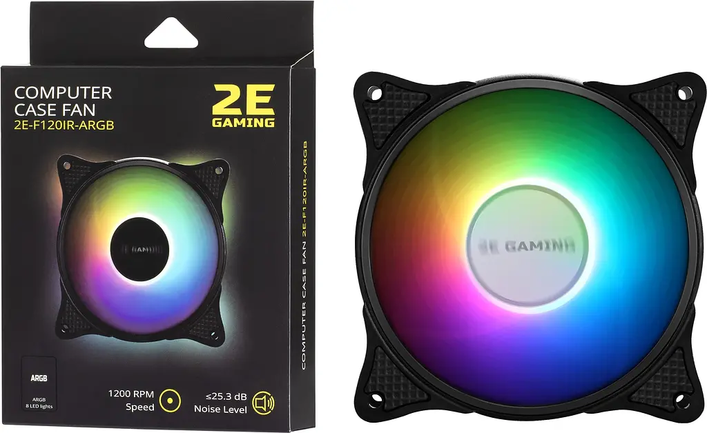Вентилятор 2E Gaming F120IR-ARGB 120мм (2E-F120IR-ARGB) - фото 7