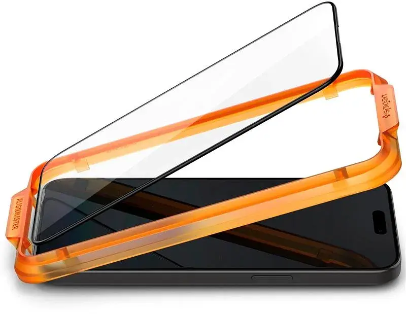 Захисне скло Spigen Glas.tR AlignMaster FC для Apple iPhone 15, Black, 2шт (AGL06906) - фото 3