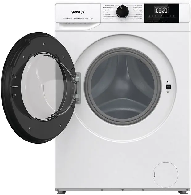 Пральна машина Gorenje фронтальна 6 кг 1200 A+++ 43.5 см дисплей пар інвертор білий - фото 3