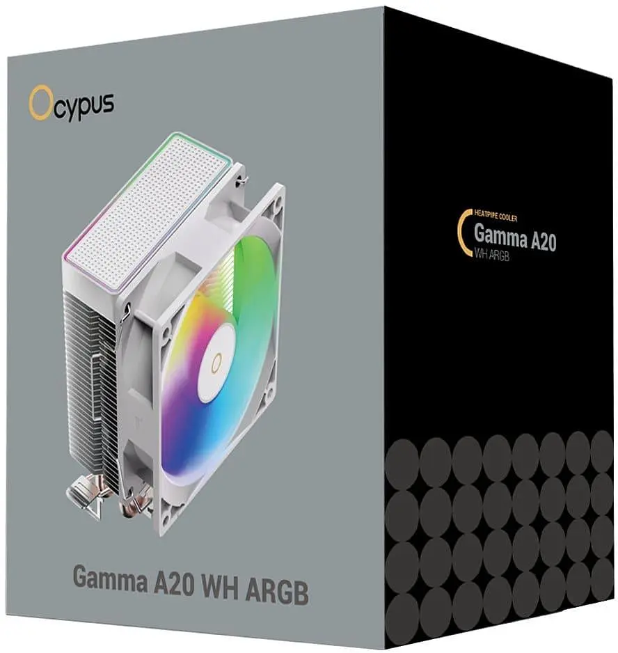 Кулер для процесора Ocypus Gamma A20 ARGB White (GAMMA-A20-WH1AAWN00F-GL) - фото 9