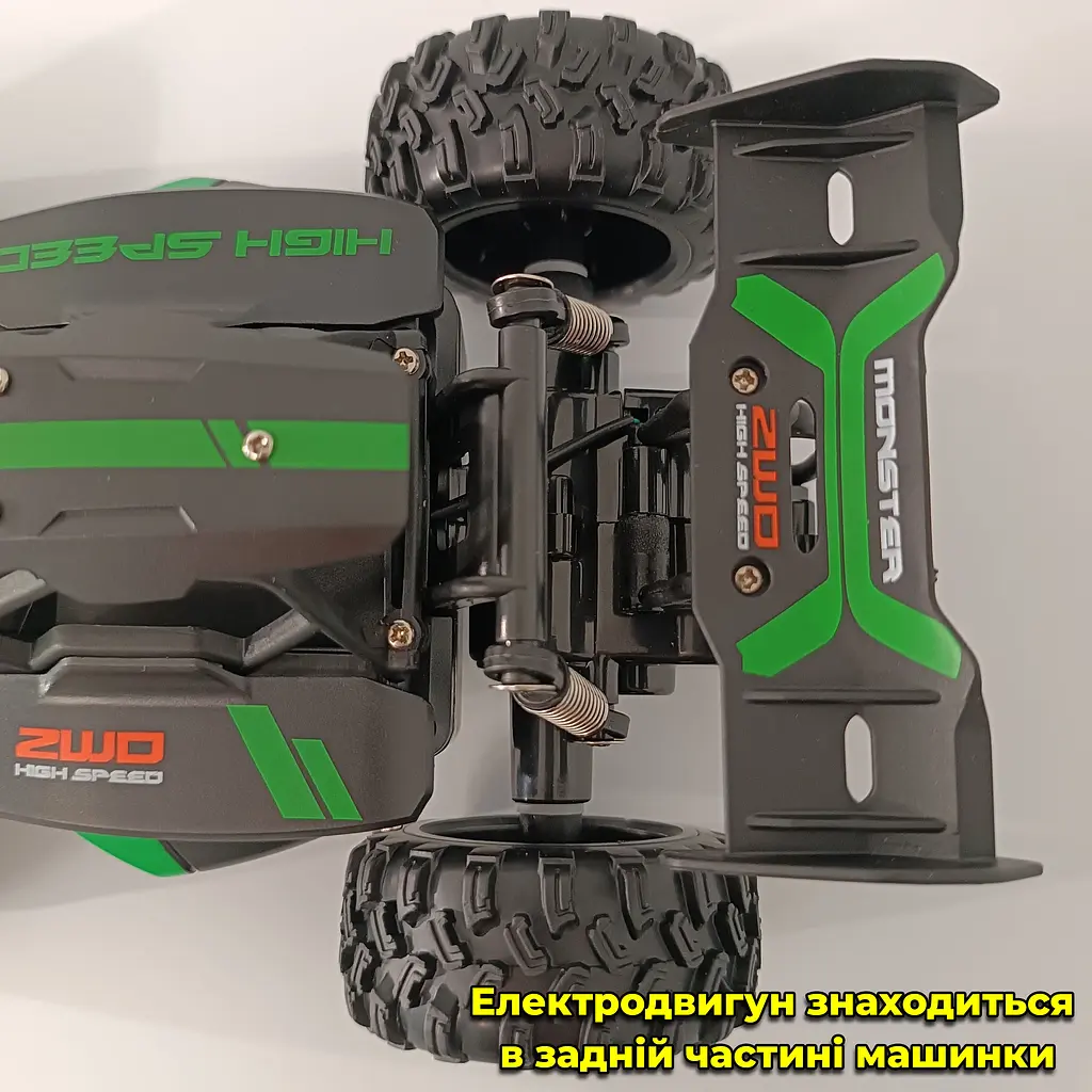 Машинка Багги с дистанционным управлением Ready Go Race 15+ км/ч Черная - фото 13