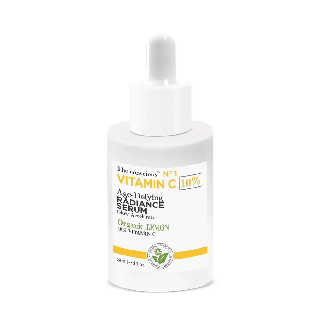 Сироватка для обличчя The Conscious Vitamin C Age-defying Radiance Serum Organic Lemon 30 мл - фото 3
