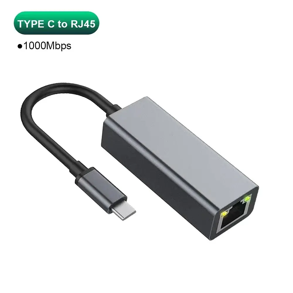 Адаптер USB type-C на 1Gb Ethernet RJ45 - фото 8