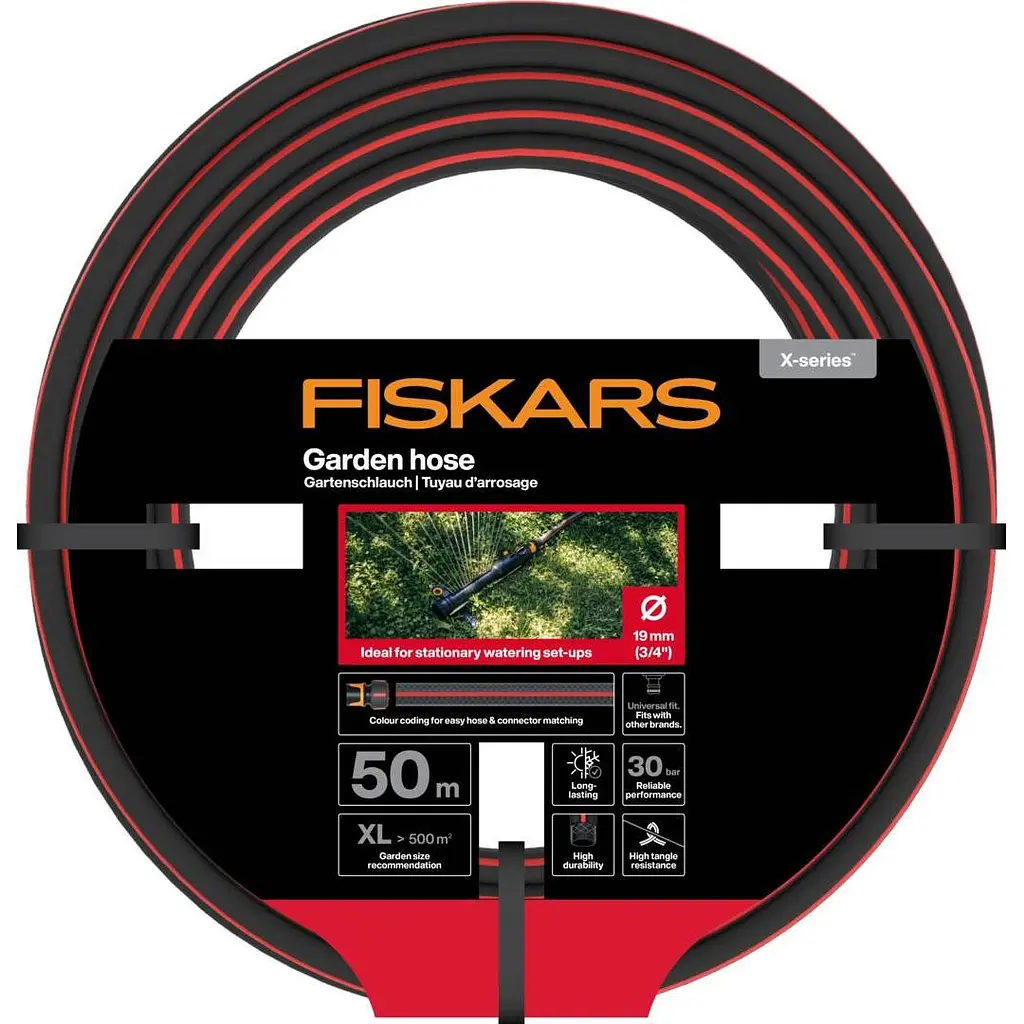 Шланг садовий Fiskars X-series 19 мм 50 м (1076048)