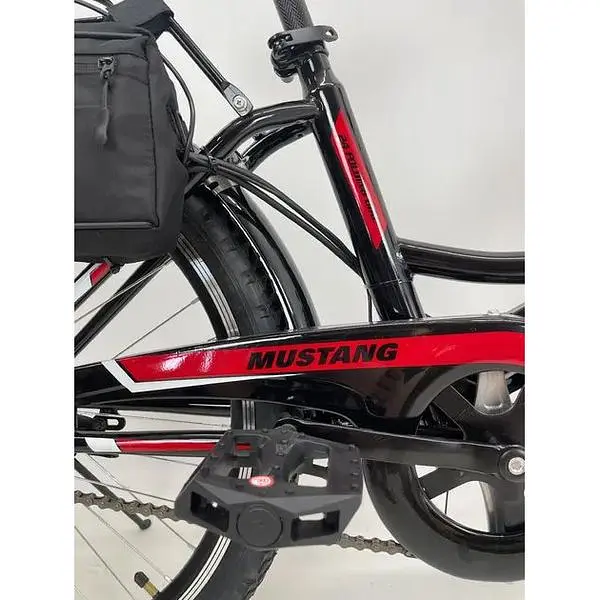 Електровелосипед Mustang 24 дюйми 500W 36V 18Ah червоний - фото 11