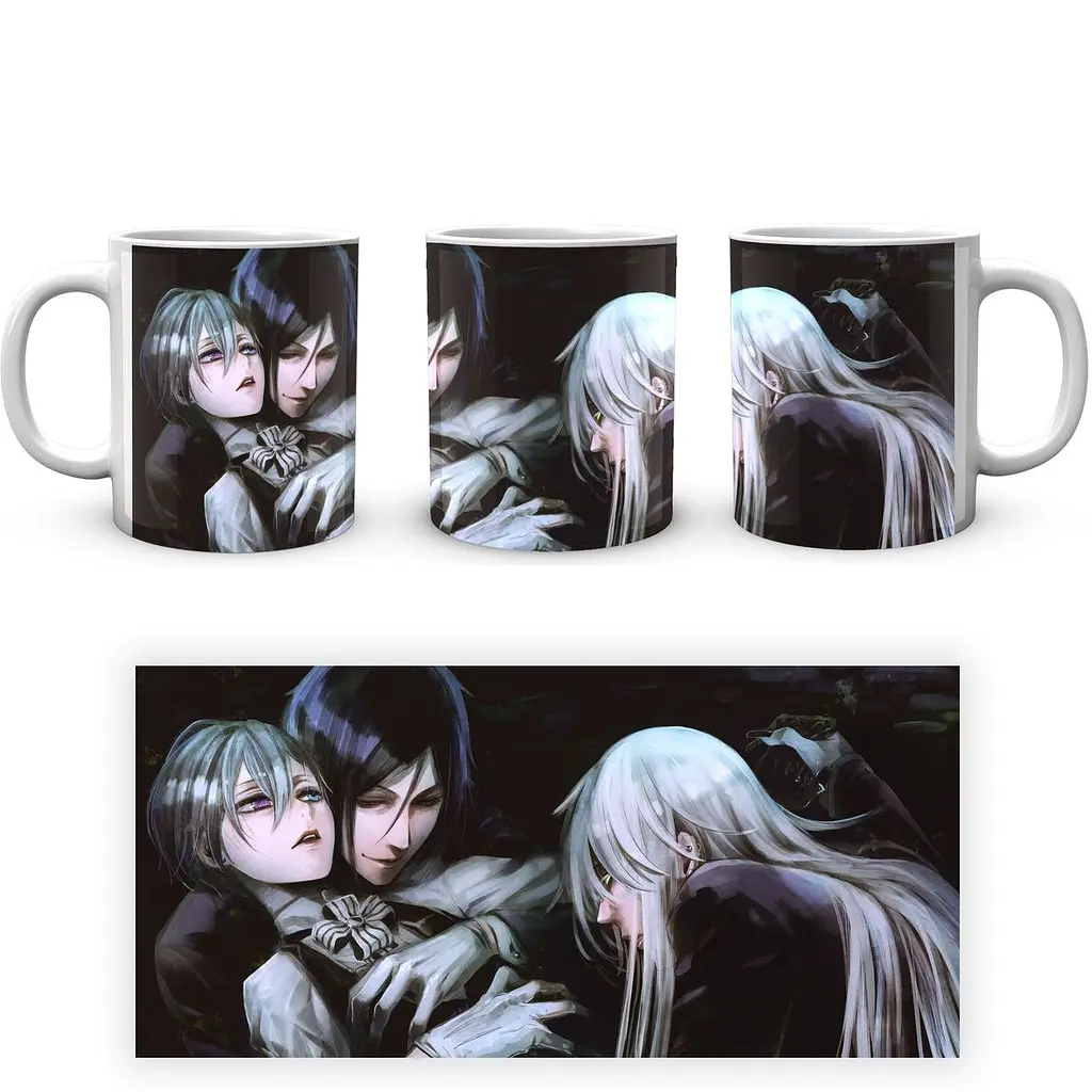 Кружка GeekLand Black Butler Темный Дворецкий forest BU.02.03 330 мл белая - фото 2
