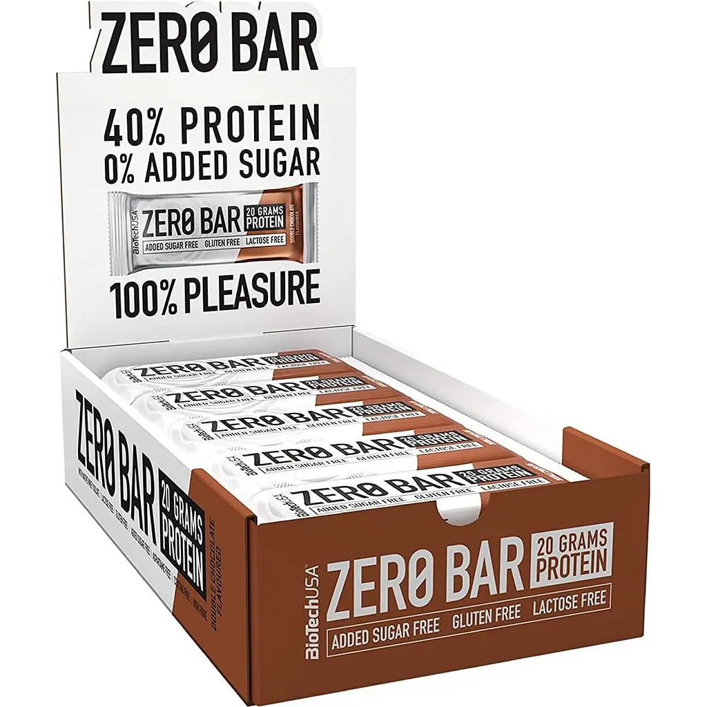 Батончик протеїновий BiotechUSA Zero Bar Double chocolate 50 г - фото 2