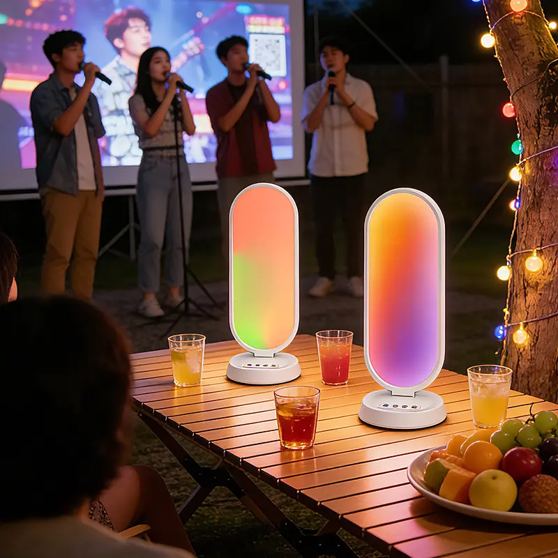 Настільна RGB LED-лампа MJ52 з регулюванням яскравості та температури світла 38 Вт + пульт - фото 2