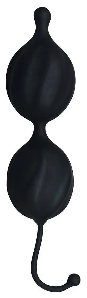 Вагінальні кульки Orion Black Velvets Love Balls, 16 см, чорний - фото 5