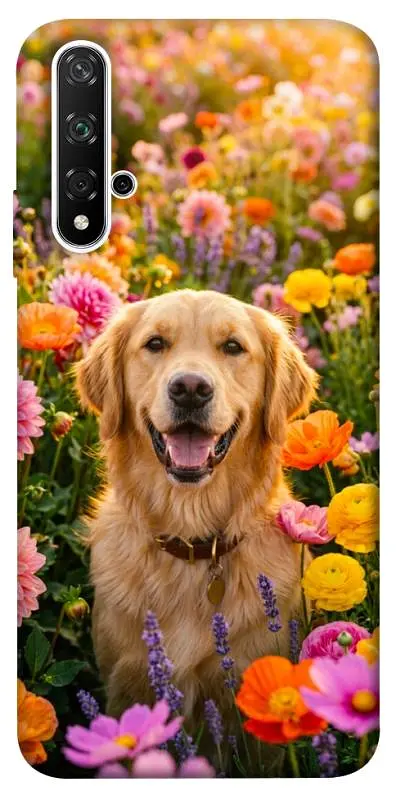 TPU чохол Demsky Flowery labrador для Huawei Honor 20 / Nova 5T