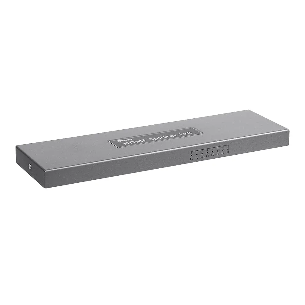 Розгалужувач відеосигналу HDMI 1x8 4K Dtech DT-7148B(MS) (74-00142) - фото 7