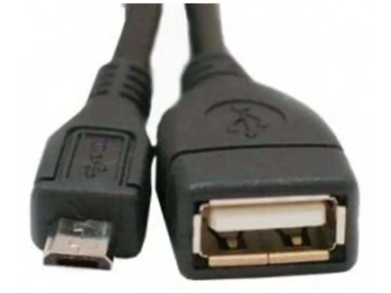 Кабель ATCOM USB 2.0 AF/MicroBM 0,8 м OTG - фото 2