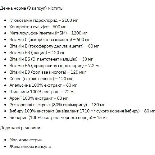 Добавка Stark Pharm Stark Flex GCM для поддержки опорно-двигательного аппарата 180 таблеток - фото 2