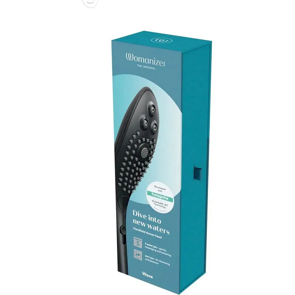 Насадка-стимулятор для душа 2 в 1 Womanizer Wave Black - фото 8