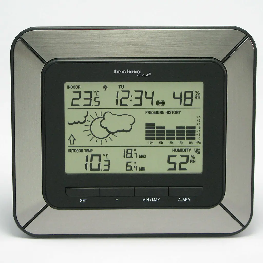 Метеостанція Technoline WS9273 IT Alu/Black (WS9273), Чорний - фото 3
