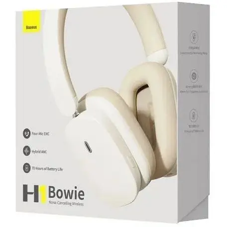 Навушники Baseus Bowie H1 Noise-Cancellation Wireless Headphones повнорозмірні NGTW230202 - фото 7