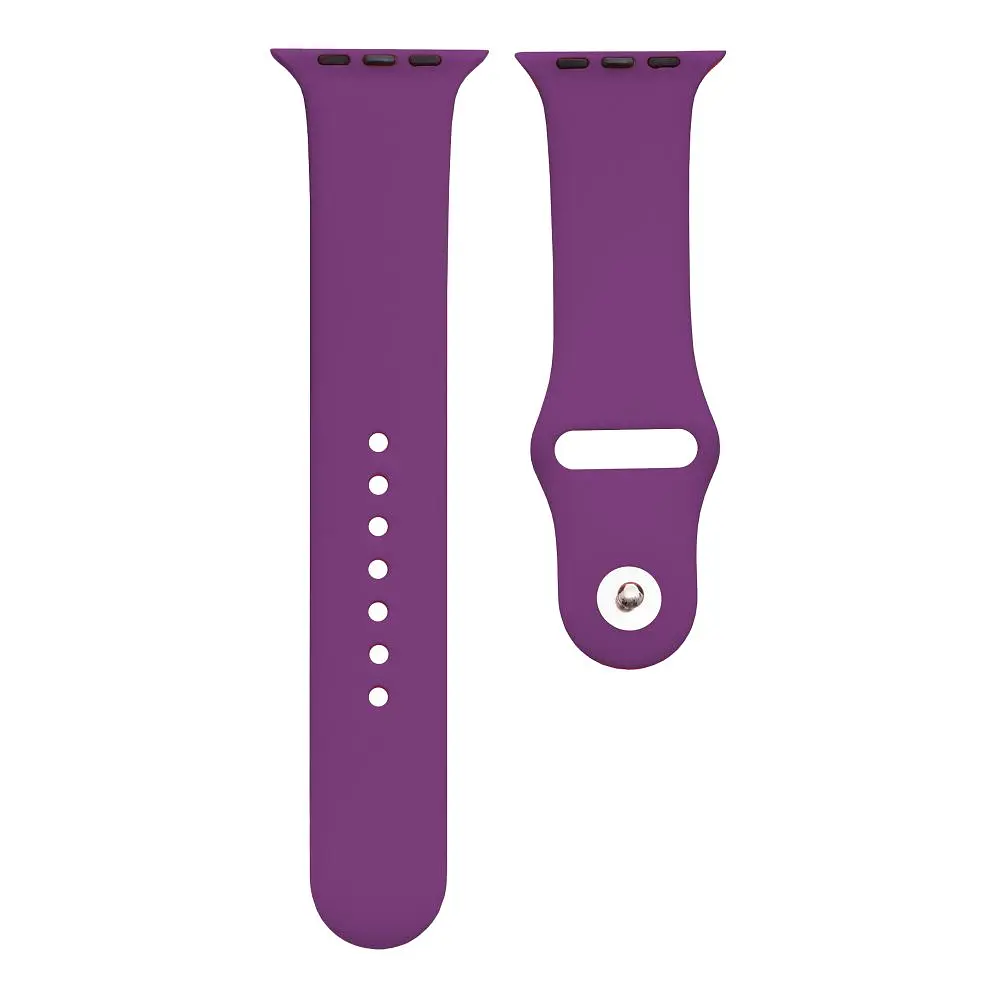 Ремінець ANCHOR Apple Watch Band Silicone One-Piece Size-L Watch 49/Watch 45/Watch 44/Watch 42 mm Lilac (26244_3665309)