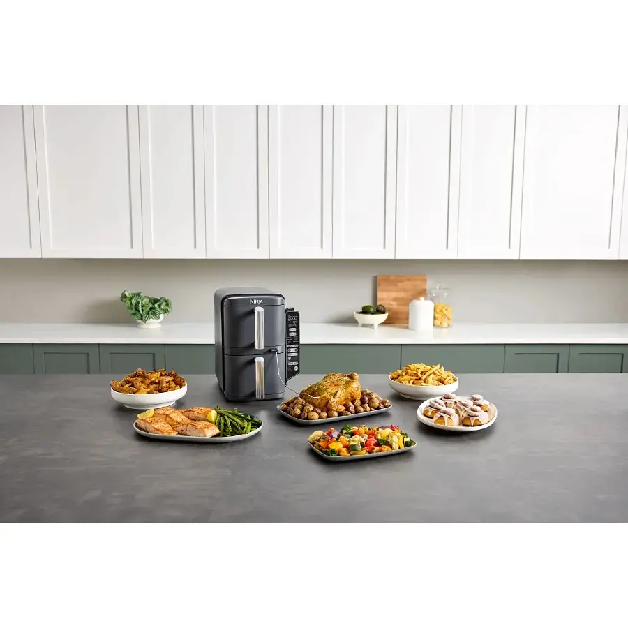 Мультипіч Ninja Double Stack XL 2-Level Hot Air Fryer with Smart Cook System (SL451EU) - фото 10
