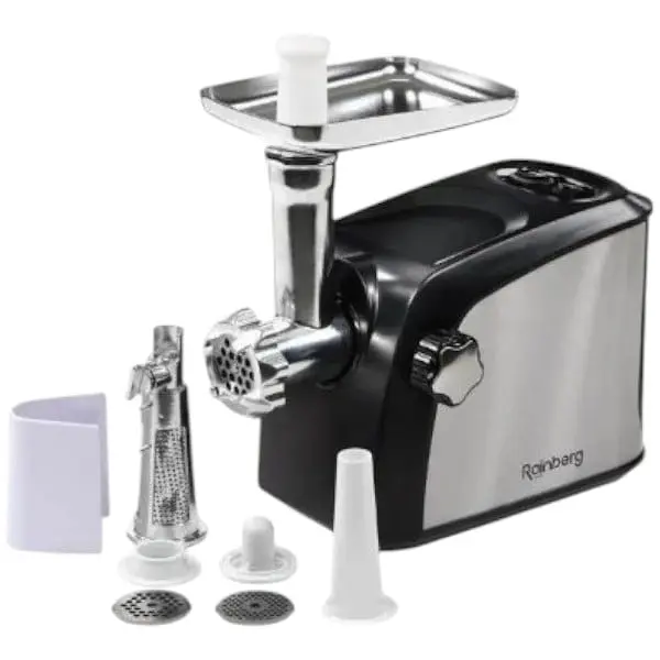 М'ясорубка Rainberg RB-673 з насадками для соку 3000 Вт - фото 3