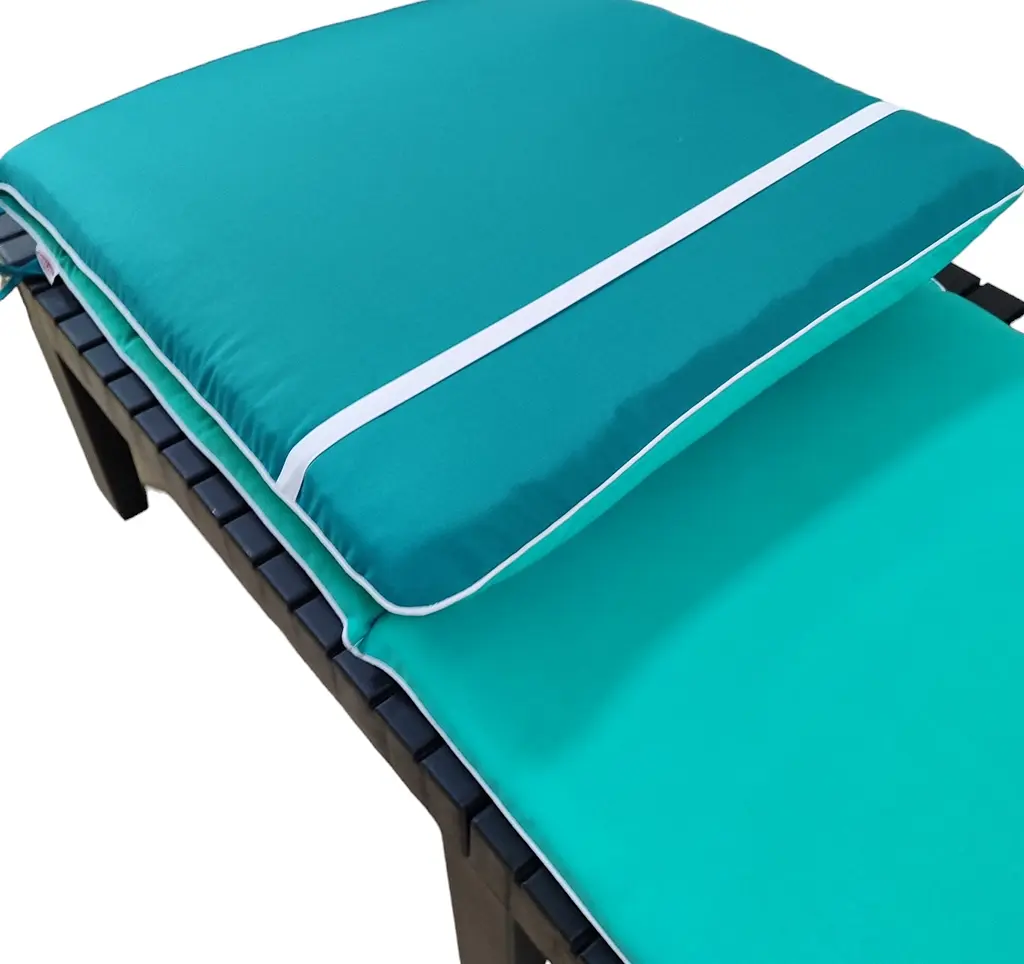 Матрас для шезлонга Ost-Fran Trio бирюзовый тексилк 2313, 189x58x5 см - фото 2