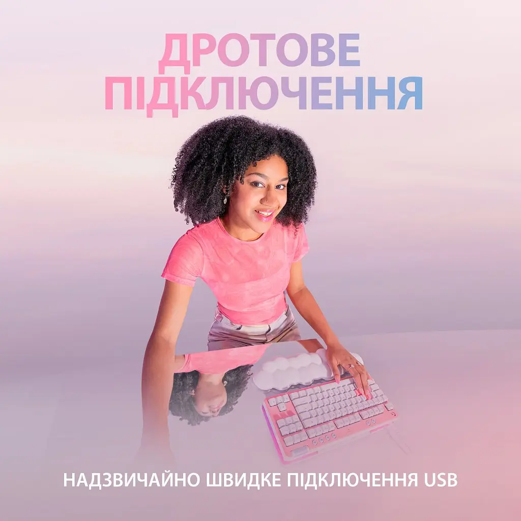 Клавіатура Logitech G713 Aurora Gaming GX Brown Off-White [920-010422] [78342] - фото 6