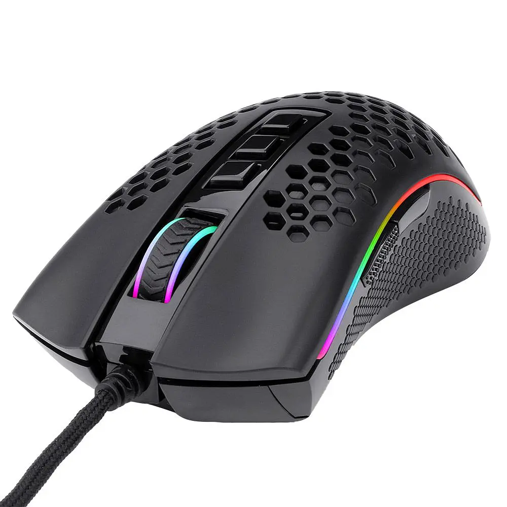 Комп'ютерна мишка Redragon Storm M808 RGB Optical ігрова 12400dpi. 7кн. Ultralight чорна (77854) - фото 2