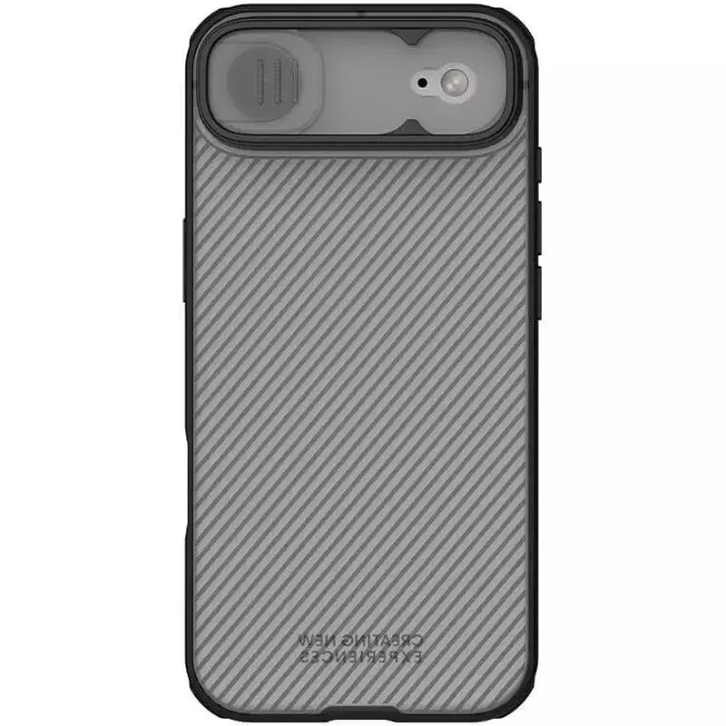 Карбонова накладка Nillkin CamShield Pro для Apple iPhone 17 Air 6.5" Transparent black - фото 2