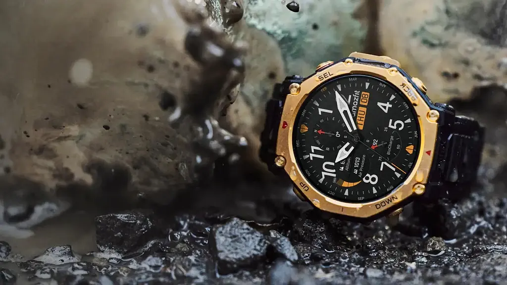 Годинник розумний захищений Amazfit T-Rex 3 Pro 44mm (W2549GL5N) Tactical Black (чорний) - фото 6