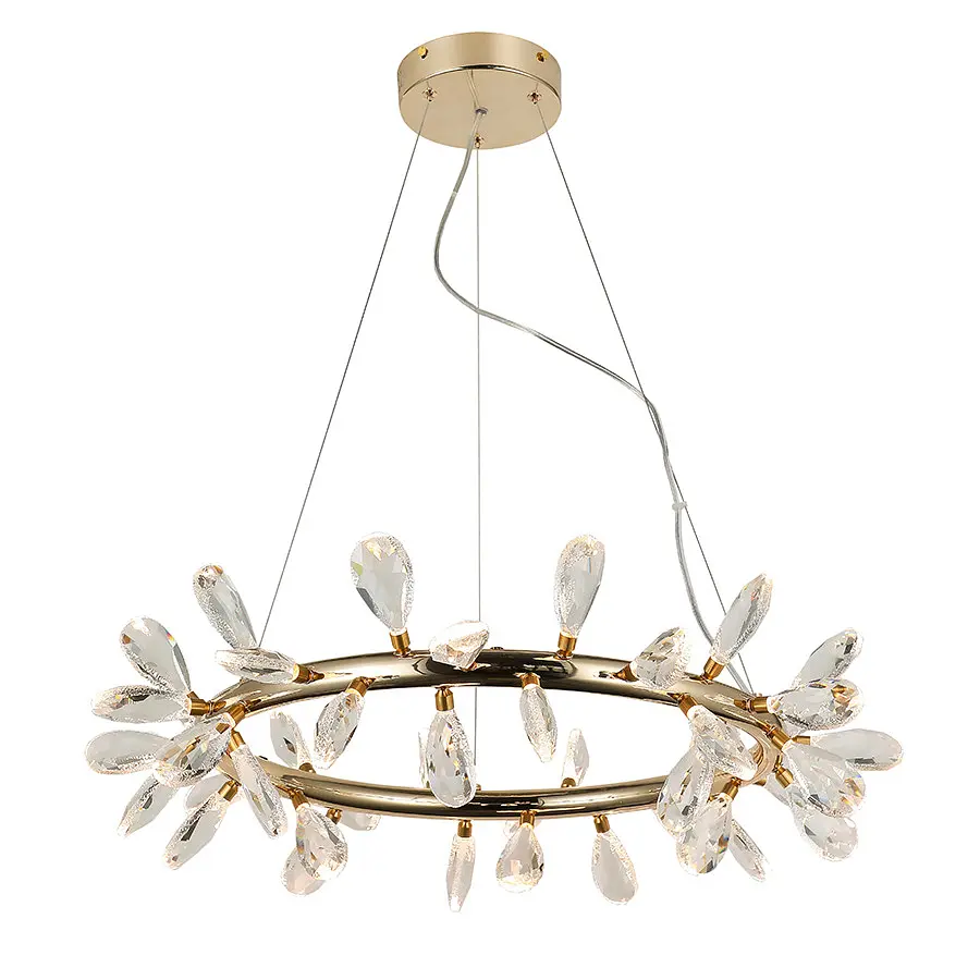 Люстра стельова LED Levistella 7856601-42 (700)FGD+CL, 40W, золота, сучасний стиль - фото 2