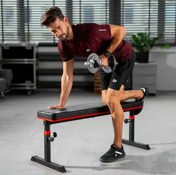 Лавка тренувальна Hop-Sport HS-1025 Pro для жиму горизонтальна регульована - фото 6