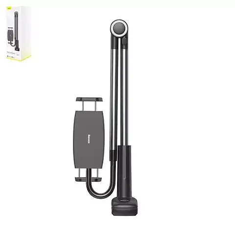 Тримач настільний для ґаджетів Baseus Otaku Life Rotary Adjustment Lazy Holder Pro for Phone Ipad LUZQ000013 Grey - фото 3