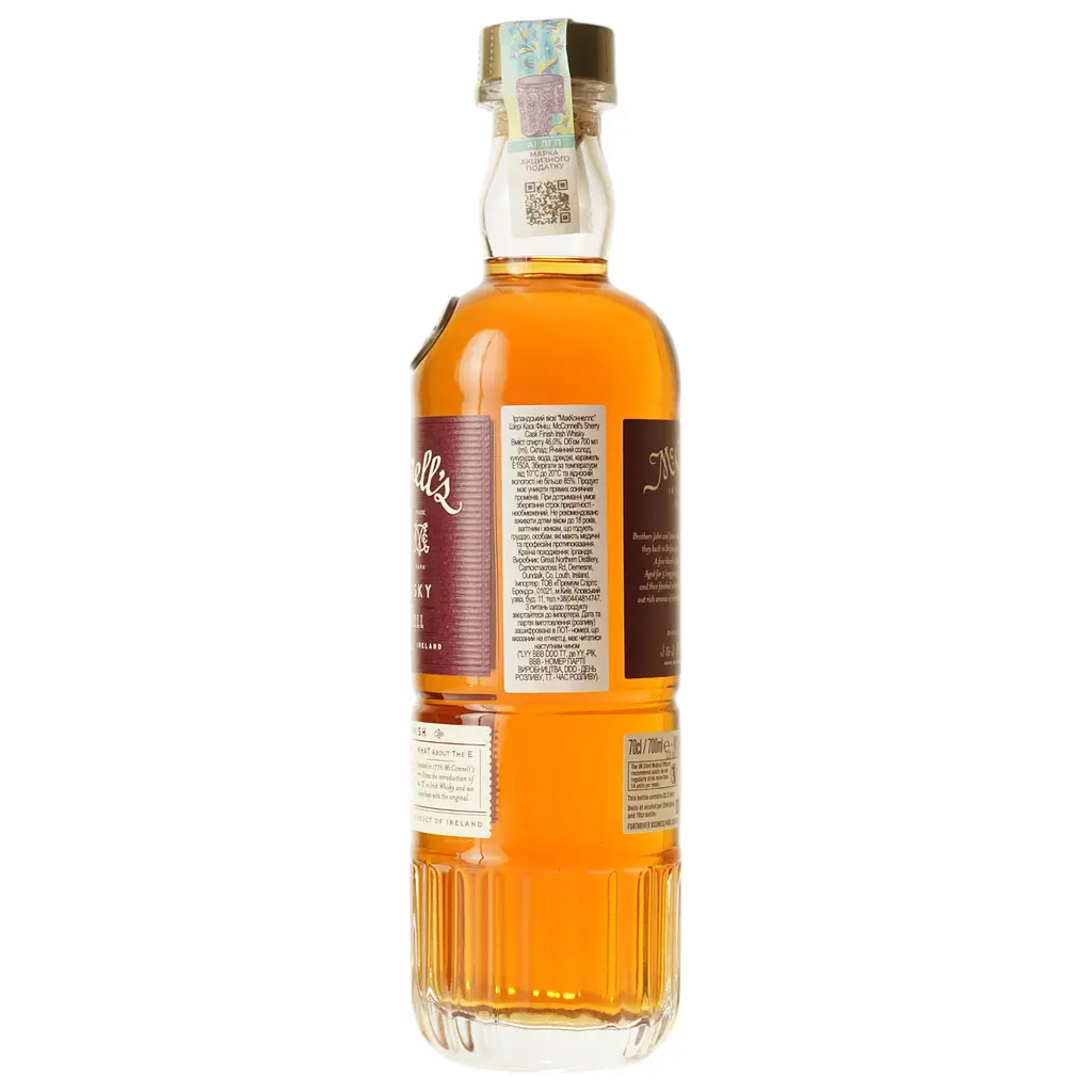 Віскі McConnell's Sherry Cask Finish 46% 0.7 л - фото 4