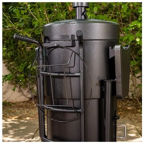 Вугільний смокер Pit Boss Champion бочкова форма коптильня-гриль (10806) - фото 11