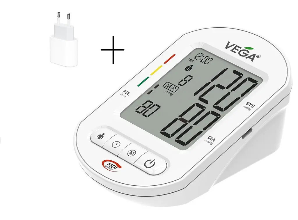 Тонометр Vega 2H Basic автоматичний з адаптером Type-C на плече - фото 3