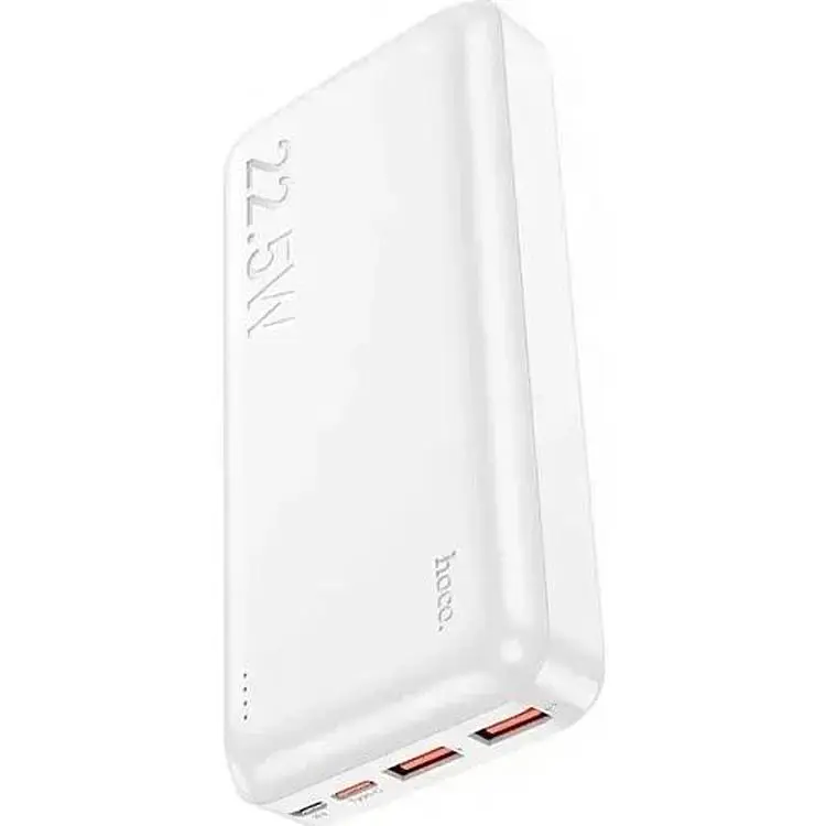 Портативна батарея Hoco J101A Astute 22.5 W 20000 mAh White - фото 2