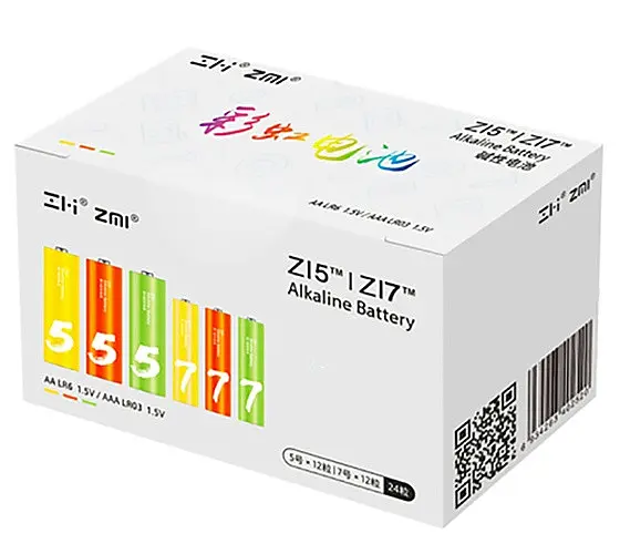 Батарейки ZMI batteries 24pcs (AAA 12pcs и AA 12pcs) (3059770) - фото 2
