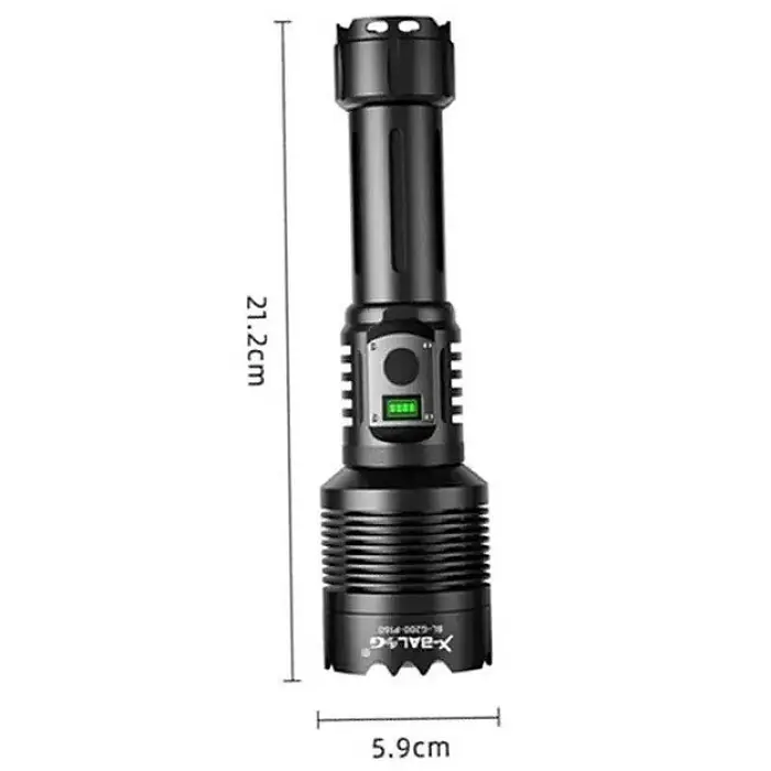 Ліхтар ручний акумуляторний X-Balog Bl-g200-p160 з функцією powerbank - фото 2