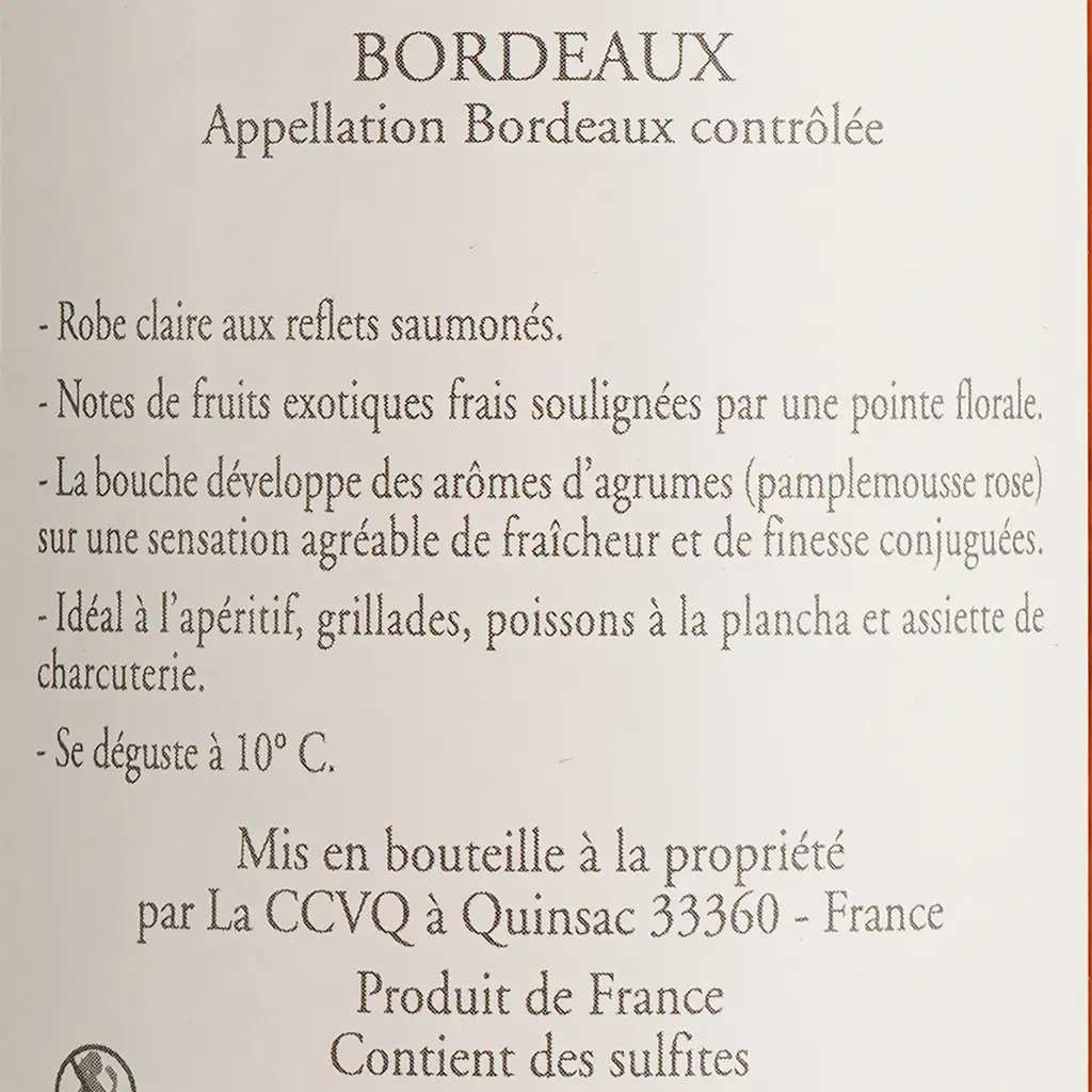 Вино Plein Soleil Bordeaux AOP, розовое, сухое, 0,75 л - фото 6