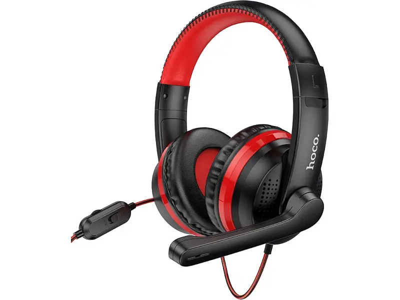 Навушники з мікрофоном Hoco W103 Magic Red (6931474741622)
