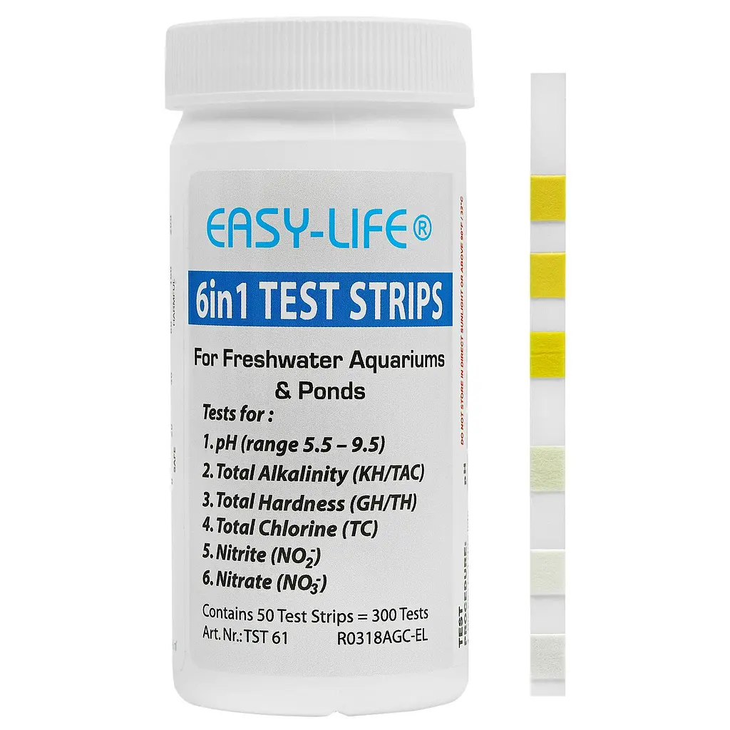 Тест-смужки для акваріумів і ставків Easy-Life 6in1 test strips 50 тестів (TST61) - фото 6