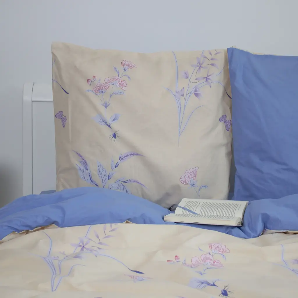 Комплект постільної білизни ТЕП Soft Dreams Квітуча Магія сімейний 70x70 помаранчевий - фото 6