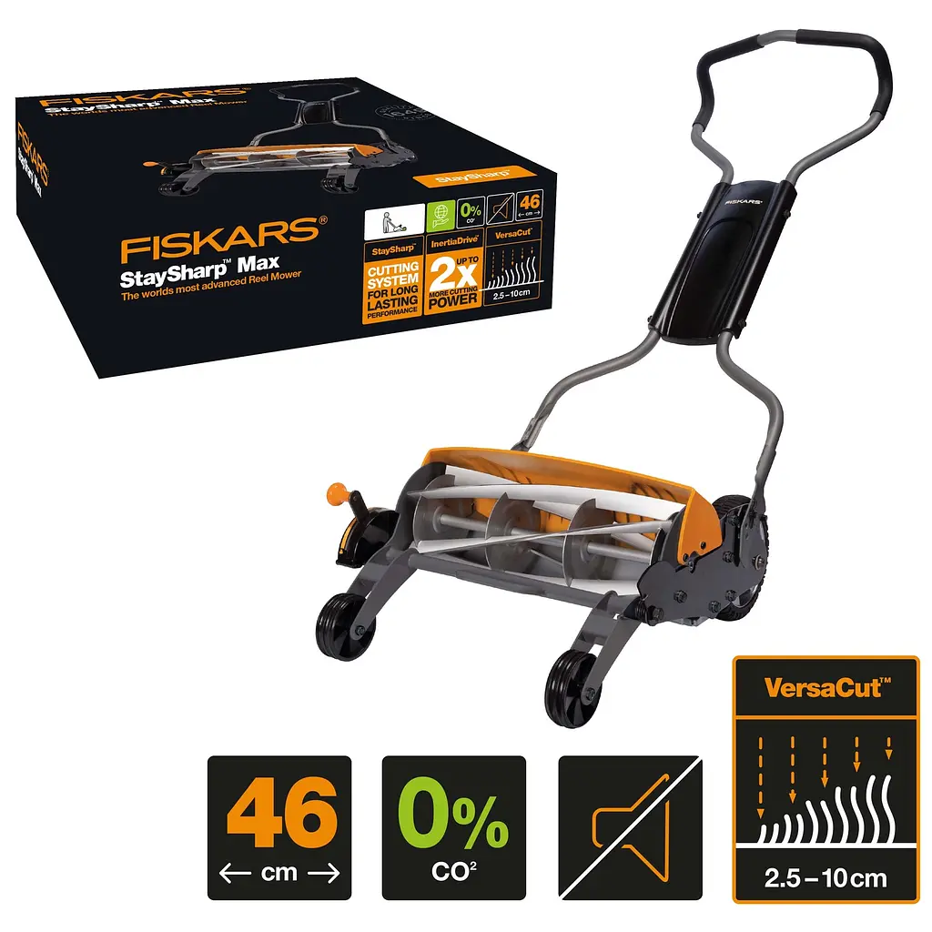 Механічна газонокосарка Fiskars StaySharp ™ 113882 (1001658) - фото 2