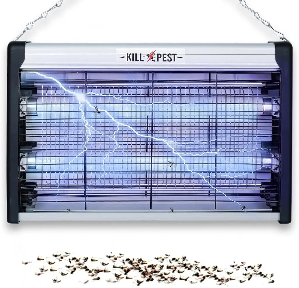 Лампа інсектицидна Led Insect Killer LK-12, знищувач комарів і мух, електроловушка, 12 Вт, площа до 20 м² - фото 4